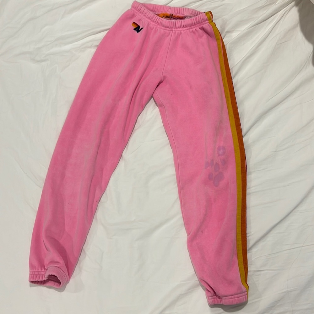 AVIATOR NATION WOMEN'S 5 STRIPE SWEATPANTS